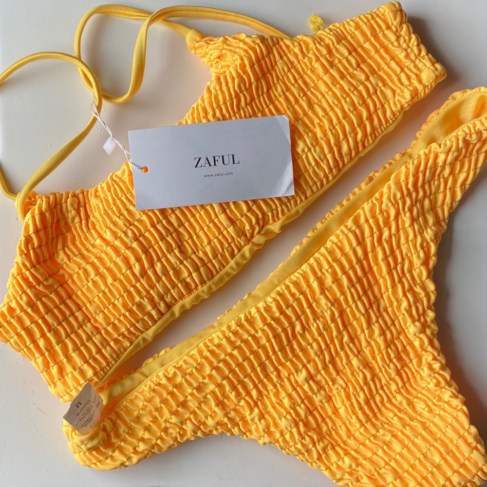 Zaful Yellow Bikini size M